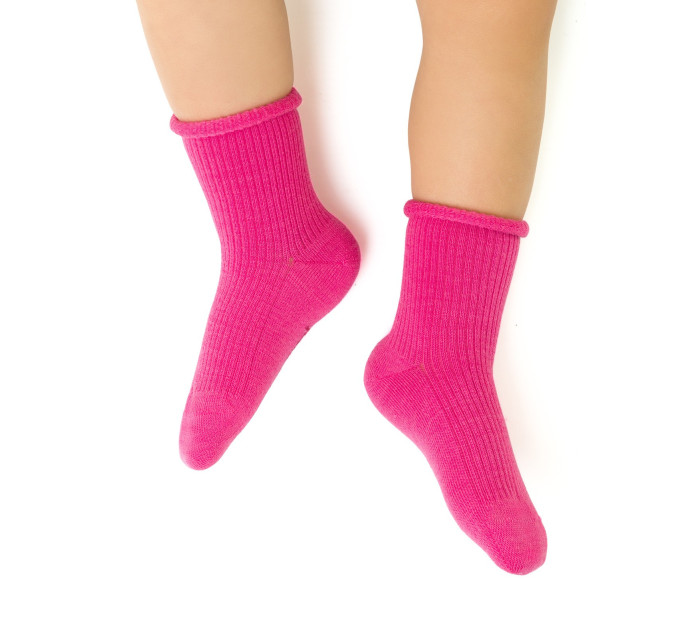Detské rebrované ponožky Steven art.130 Merino Wool 17-25