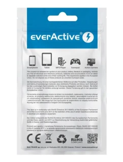 Napájací kábel everActive CBS-1IB (USB - Lightning ; 1 m; farba čierna)
