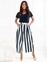 IT kalhoty SP 976981.30 tmavě modrá a bílá