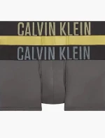 Boxerky 2 pack NB2599A 6HH sivá/kaki - Calvin Klein