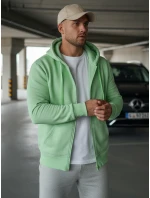 Pánská mikina s kapucí mint Dstreet model 21964386 - FashionStreet