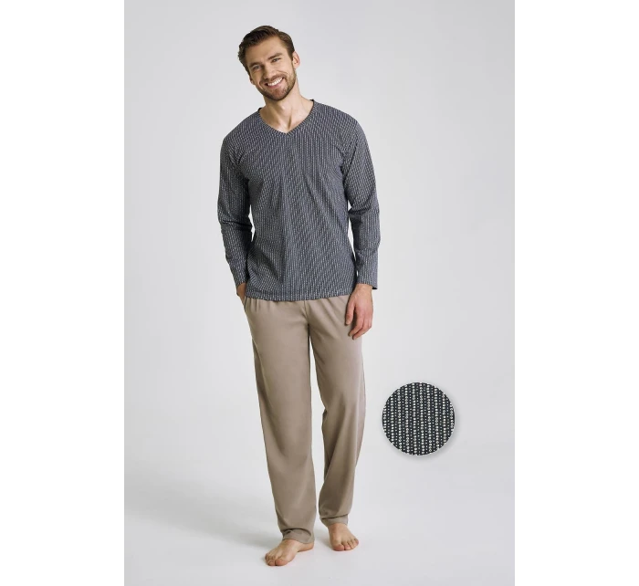 Taro Luca 3481 pyžamo dĺžka/r M-2XL Z25/26 pánske Taro Luca 3481 pyžamo dĺžka/r M-2XL Z25/26 pánske