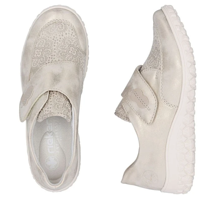 Dámská pohodlná polobotka na suchý zip model 21916775 - Rieker