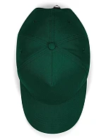 Beechfield B 25 5-panelová čiapka s kšiltom „Authentic“ 53.0025 fľaškovozelená
