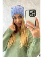 Fleecová čepice  modrá model 18750129 - K-Fashion