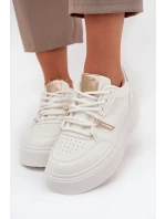 Dámské Sneakersy Na Platformě Big Star model 21706296 Bílé - Big Star Shoes