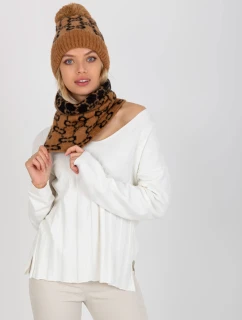 Tunelový šál AT KM CM 333 hnedý