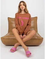 Mikina VI BL 3212.15X svetlo hnedá