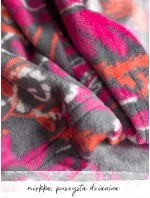 Dámsky župan LGD 782 B23 Grey-pink-red - Kľúč Dámsky župan LGD 782 B23 Grey-pink-red - Kľúč