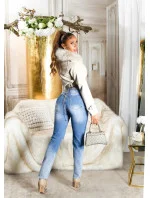 Sexy džíny s vysokým pasem model 21178084 - Koucla Sexy džíny s vysokým pasem model 21178084 - Koucla