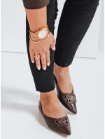 FashionStreet hnedé dámske baleríny ZY1061 FashionStreet hnedé dámske baleríny ZY1061