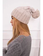 Fleecová čiapka Paris K213 light beige