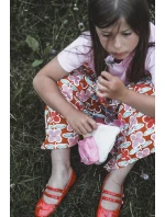 Lakierowane Balerinki Dziecięce Z Paseczkami Czerwone Margenis Lakierowane Balerinki Dziecięce Z Paseczkami Czerwone Margenis