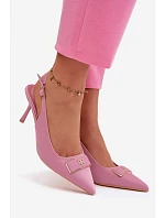 Dámske sandále Lurella 55-A62 pink - Givana