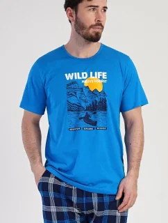 Pánske capri pyžamo Wild life