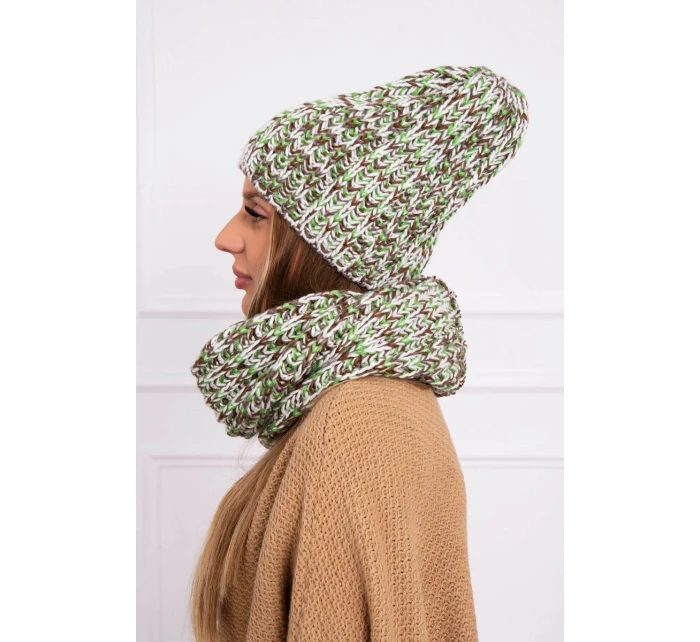 Dámska súprava Flawia K269 green+brown