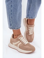 Dámske tenisky na platforme Beige Laurelia Dámske tenisky na platforme Beige Laurelia