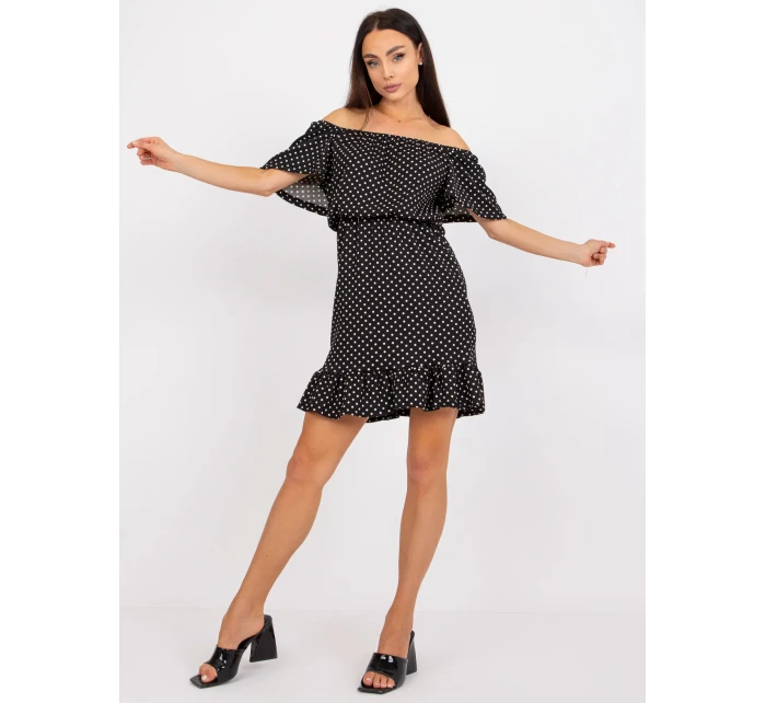 RO SK ELB 2316 šaty.38X čiernobielo