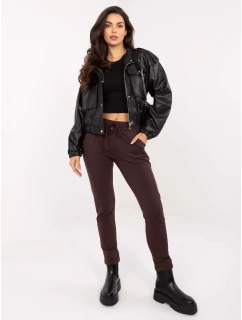 Tepláky RV DR 3589.05X tmavohnedé