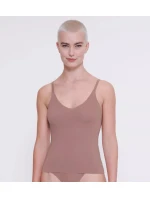 Dámsky top ZERO Feel 2.0 Špagetový top - BROWN - hnedý 1141 - SLOGGI