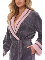 Dlouhý dámský župan 2409 model 20207311 M2XL - L&L