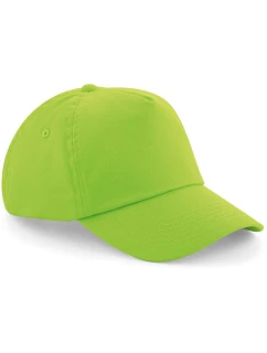 B Dětská 5 panelová kšiltovka "Original" 53.0 lime green model 22481238 - Beechfield