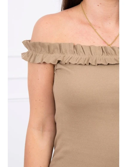 Ťavia blúzka s volánikmi