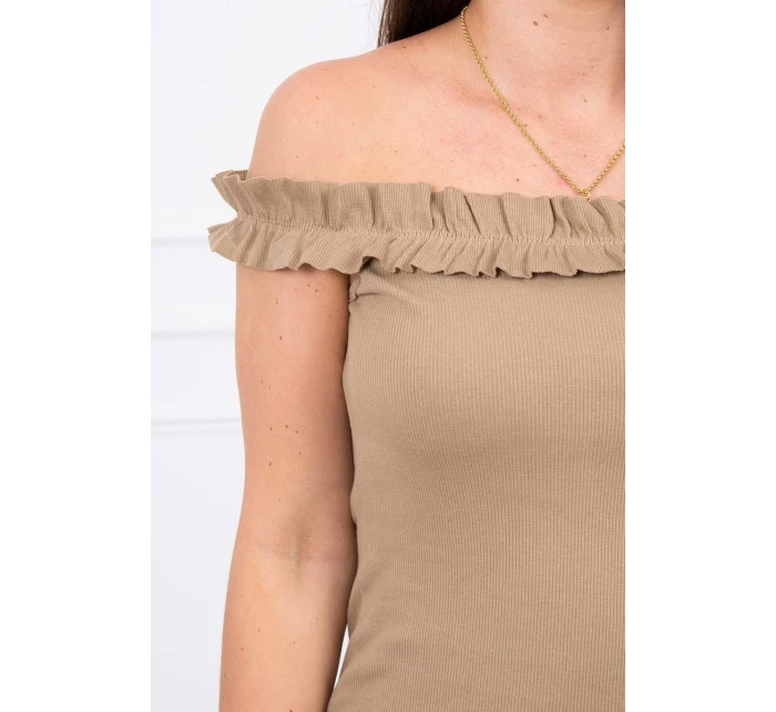 Ťavia blúzka s volánikmi