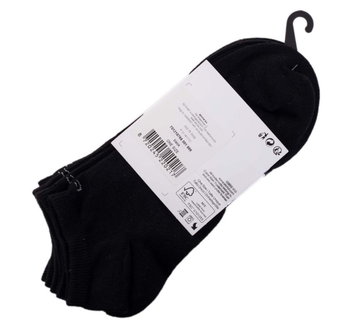 Ponožky Calvin Klein 3Pack 701218768001 Black