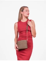 Dámska kabelka Vuch Mini Fossy Suede Beige