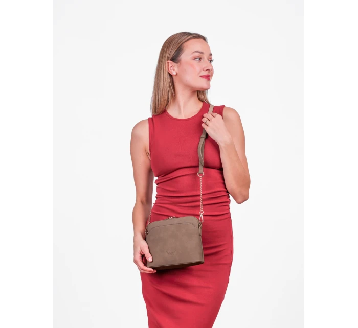 Dámska kabelka Vuch Mini Fossy Suede Beige