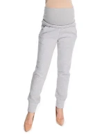 Dámské těhotenské kalhoty model 18318760 Šedá - PeeKaBoo