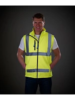 Yoko HV 006 Hi-Vis softshellová vesta 79.V006 hi vis orange