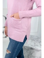 Stojanový sveter fialový