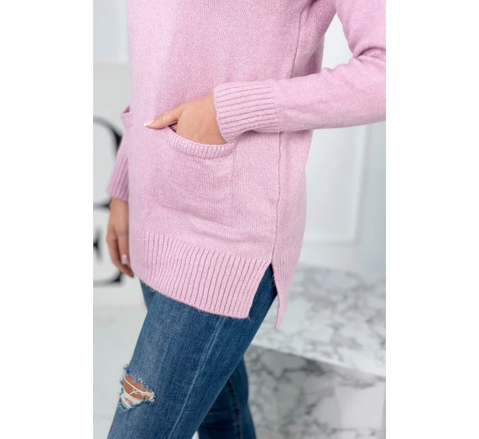 Stojanový sveter fialový