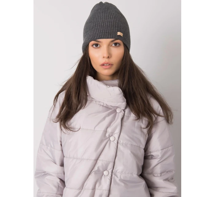 Dámska čiapka.96 tmavo šedá