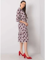 Šaty LK SK 508525.17 biele a červené Šaty LK SK 508525.17 biele a červené