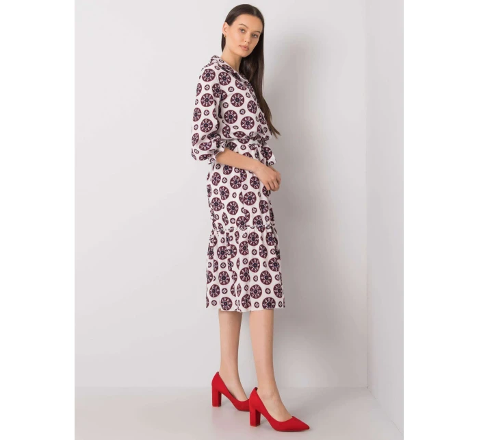 Šaty LK SK 508525.17 biele a červené Šaty LK SK 508525.17 biele a červené