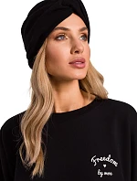 Dámsky klobúk s turbanom M601 Black - Moe