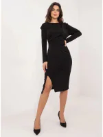Dámské šaty DHJ SK model 20965284 Černá - FPrice Dámské šaty DHJ SK model 20965284 Černá - FPrice
