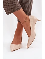 Lodičky na podpätku model 225410 Vykročte štýlovo
