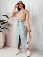 Dámska oversize mikina AWIOL cream FashionStreet BY1274