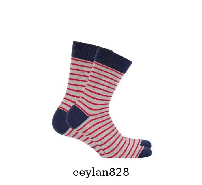 Pánske ponožky Wola Perfect Man vzorované W 94N03 Casual