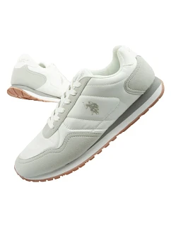 U.S. Polo model 22115637 sportovní boty tenisky pánské módní pohodlné bílé