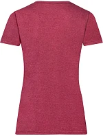 LadyFit Valueweight T Dámské tričko model 22443713 vintage heather red - Fruit of the Loom