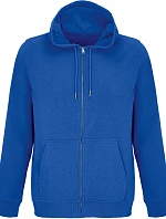 SOL'S Calipso Unisex mikina s kapucňou z hrubej bavlny 25.4237 kráľovská modrá