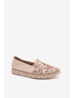 Dámske kožené slip-on topánky Maciejka 03512-67 multicolor