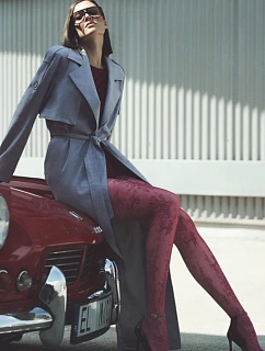 Tenké pančuchy - vzor CARMELA