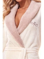 Dámsky župan 2314 Duo cream - L&L Dámsky župan 2314 Duo cream - L&L