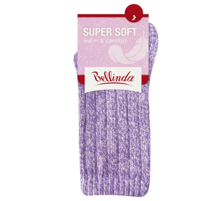Dámské ponožky SUPER SOFT SOCKS - BELLINDA - fialová